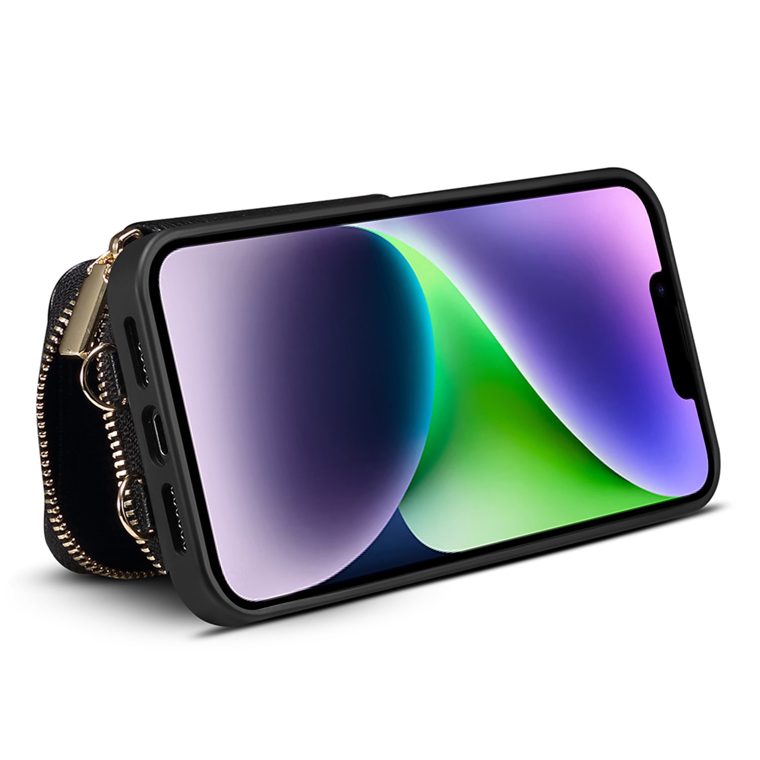 For iPhone 14 Plus Shoulder Strap Phone Bag Cell Phone Cover Kickstand Wallet PU Leather TPU Phone Case For iPhone 14 Plus Shoulder Strap Phone Bag Cell Phone Cover Kickstand Wallet PU Leather TPU Phone Case